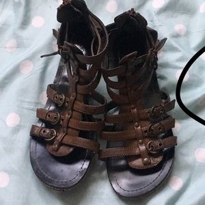 Brown sandals